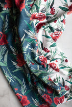 Load image into Gallery viewer, Holiday Floral Tea Towel
