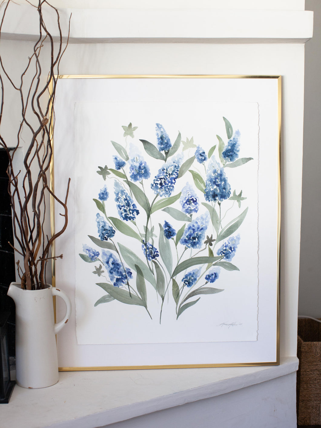Large Scale Bluebonnets