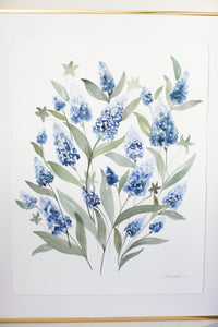 Large Scale Bluebonnets