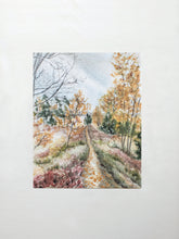 Load image into Gallery viewer, The Path - Hand Embellished Metallic Print
