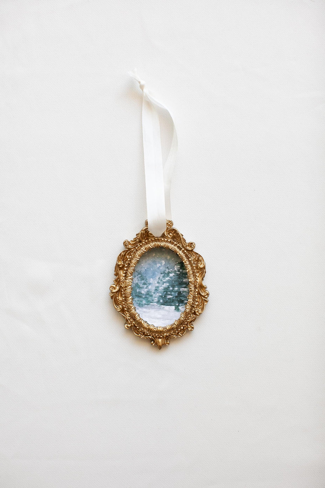 Falling Snow Ornament
