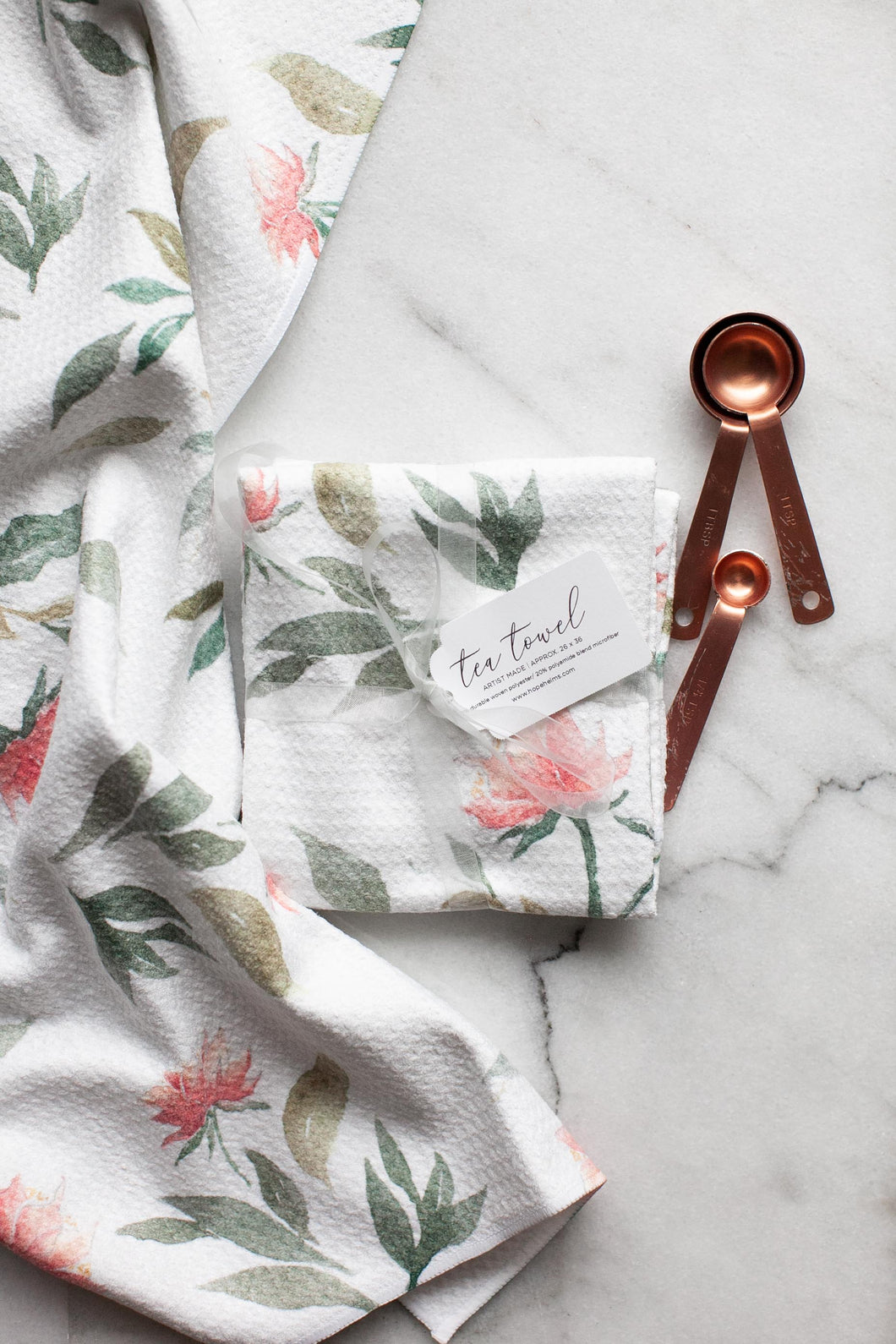 Floral Tea Towel