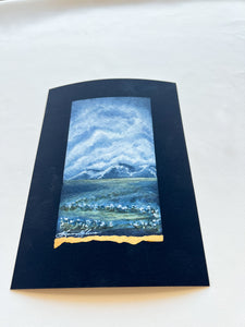 In the Mountains - Hand Embellished
