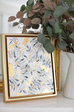Load image into Gallery viewer, Small Blue Vine (No. 16) - w/ 24k gold
