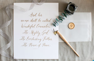 Wonderful Counselor | Christmas Print | 8x10"