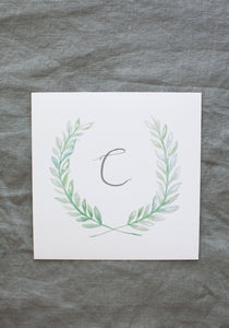 Custom Monogram | 8x8"