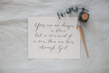Load image into Gallery viewer, Galatians 4:7 | 8x10&quot;
