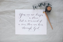 Load image into Gallery viewer, Galatians 4:7 | 8x10&quot;
