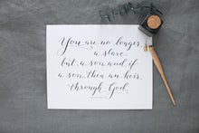 Load image into Gallery viewer, Galatians 4:7 | 8x10&quot;
