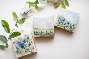 Bluebonnets with Resin