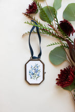 Load image into Gallery viewer, Bluebonnet Bouquet Vintage Locket Ornament
