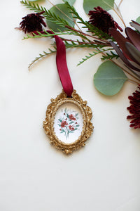 Vintage Rose Ornament