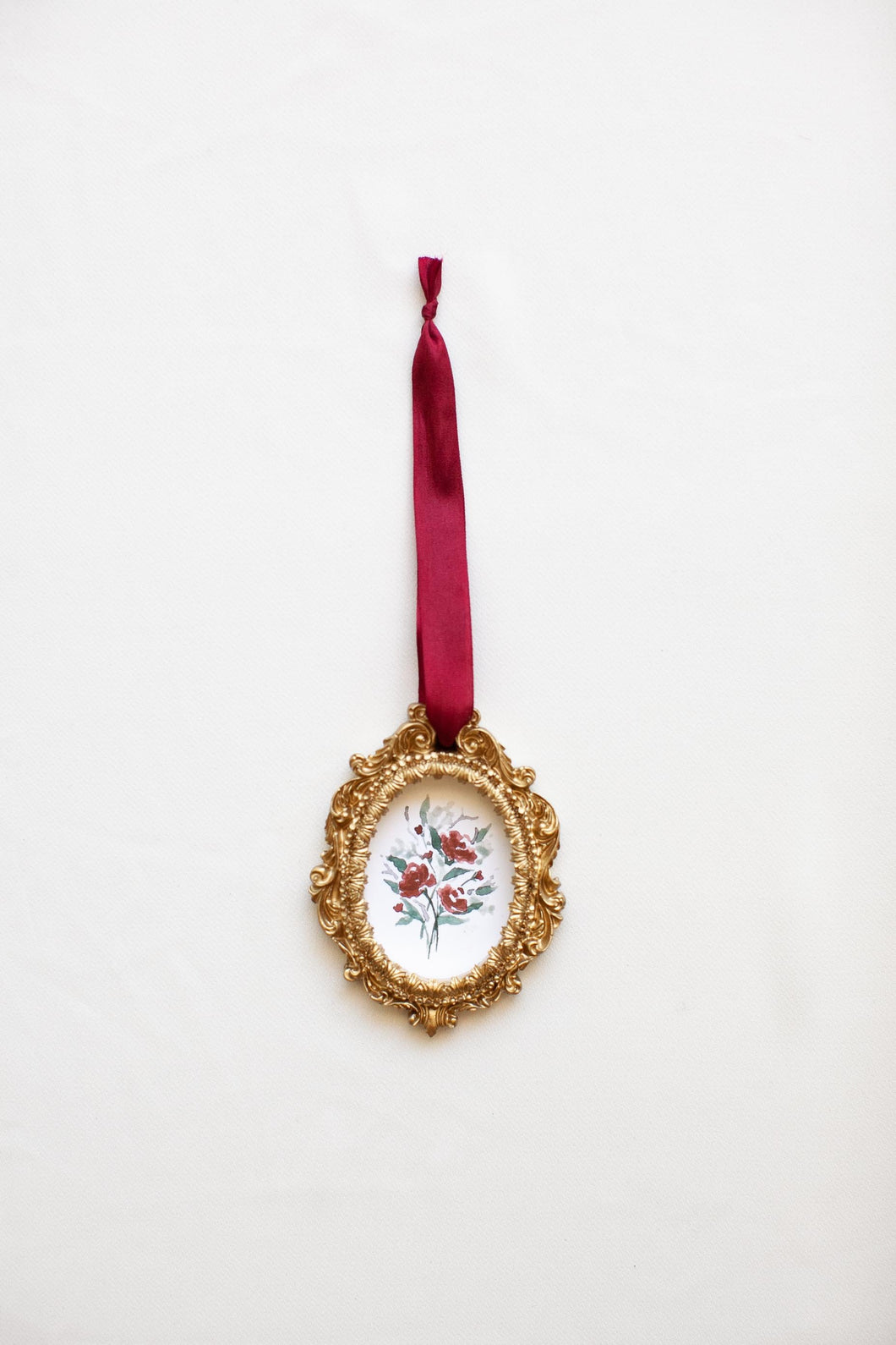 Vintage Rose Ornament