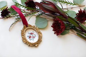 Vintage Rose Ornament