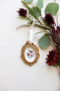 Vintage Rose Ornament
