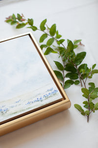 Stretched Canvas in Thick Floating Frame