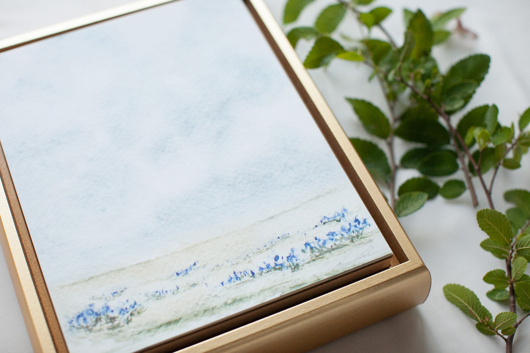 Stretched Canvas in Thick Floating Frame