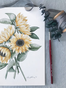 Sunflowers | 8x10"