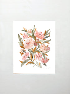 Pink Floral Vol. III  - Hand embellished