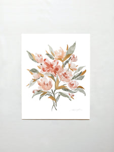 Pink Floral Vol. I  - Hand embellished