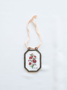 Red Rose Ornament