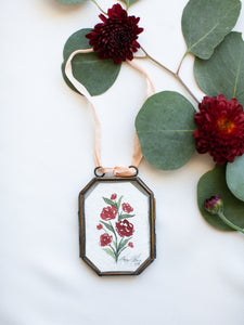Red Rose Ornament