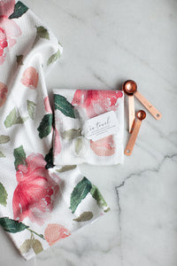 Spring Rose Tea Towel
