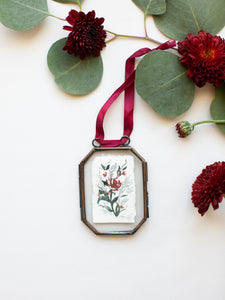 Winter Floral Ornament